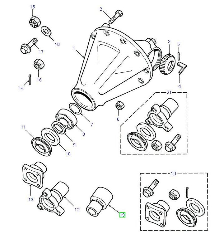 Bush diff unit