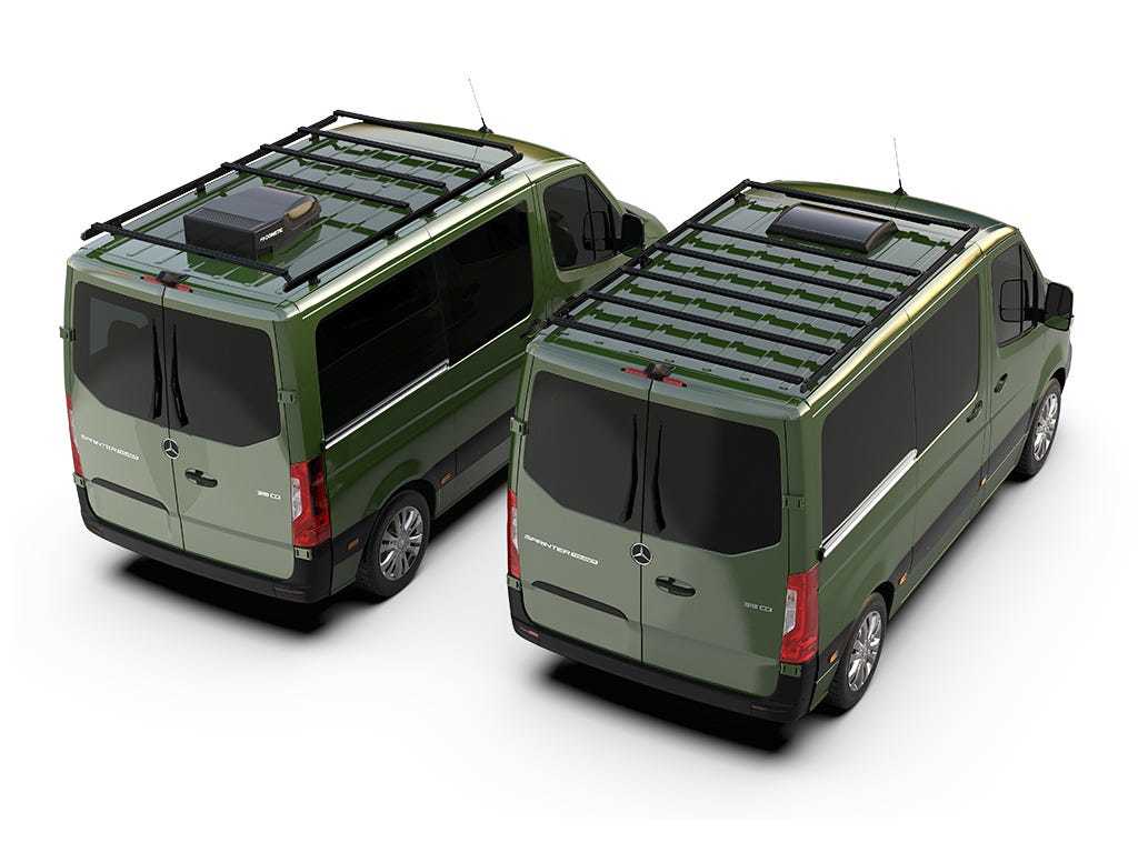 Mercedes-Benz Sprinter (L1H1/128in SWB/Standard Roof) (2006-Current) Slimpro Roof Rack Kit
