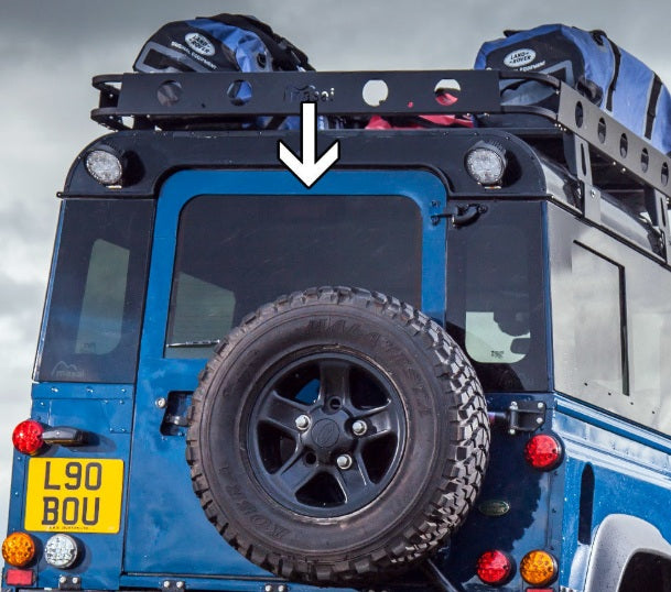 Rear Door Glass - Dark Tinted and Heated - Sealed - MASAI