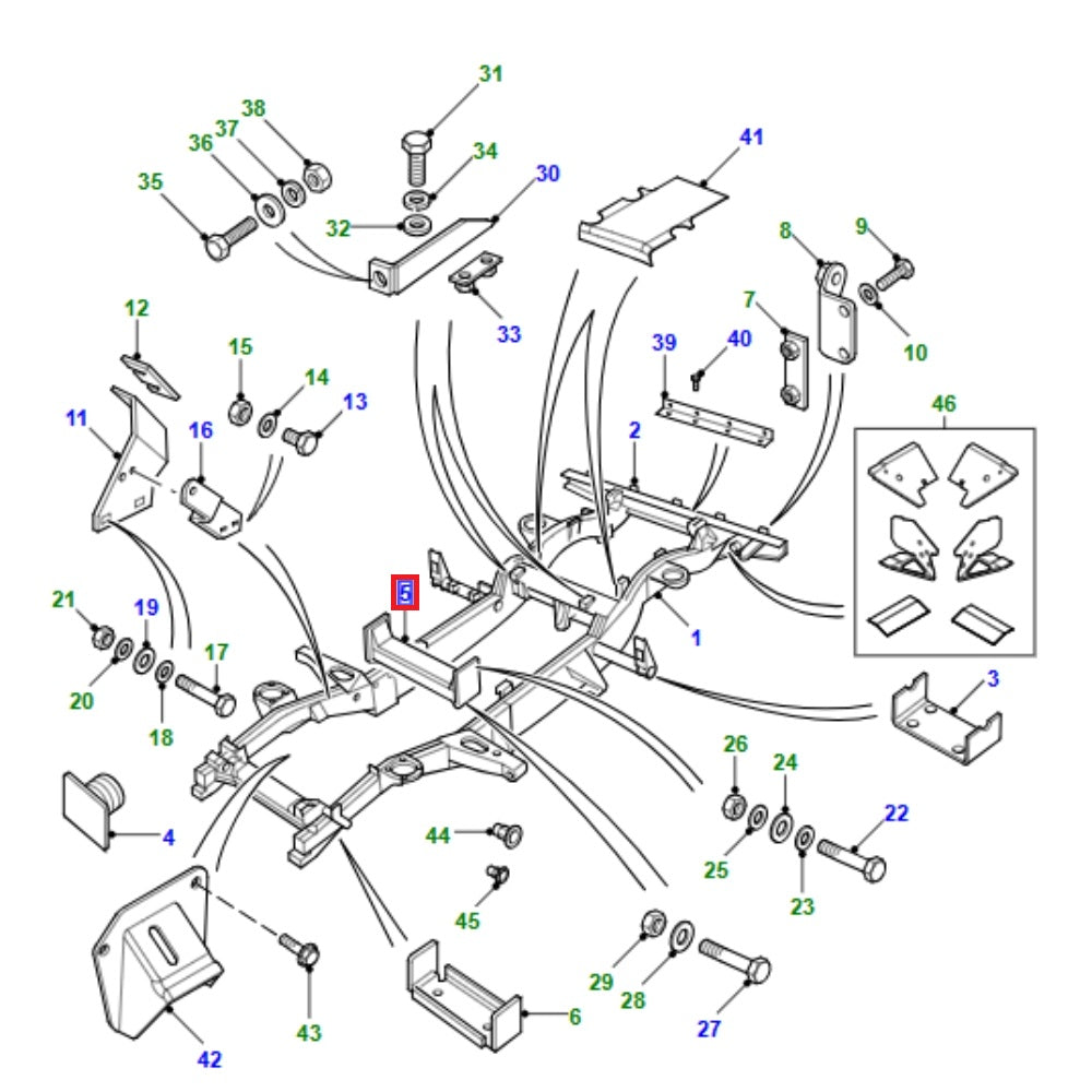 Gearbox Support Crossmember - AG PARTS