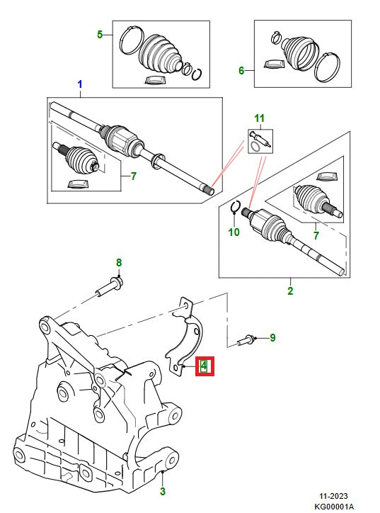 Bearing Retainer - GENUINE JAGUAR
