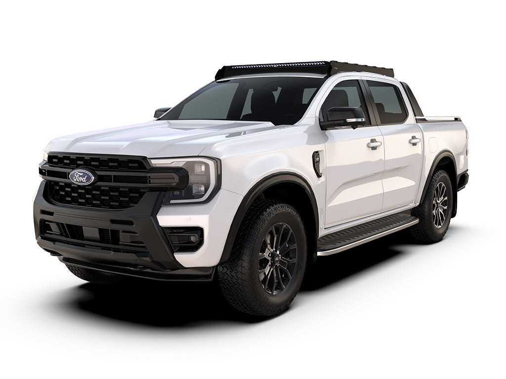 Ford Ranger T6.2 Wildtrak Raptor Double Cab (2022- Current) Slimsport Roof Rack Kit / Light Bar Ready