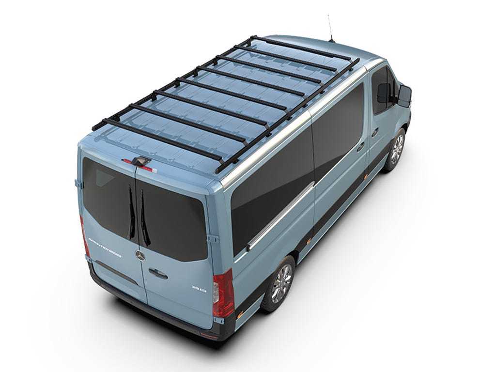 Mercedes-Benz Sprinter (L2H1/144in MWB/Standard Roof) (2006-Current) Slimpro Roof Rack Kit