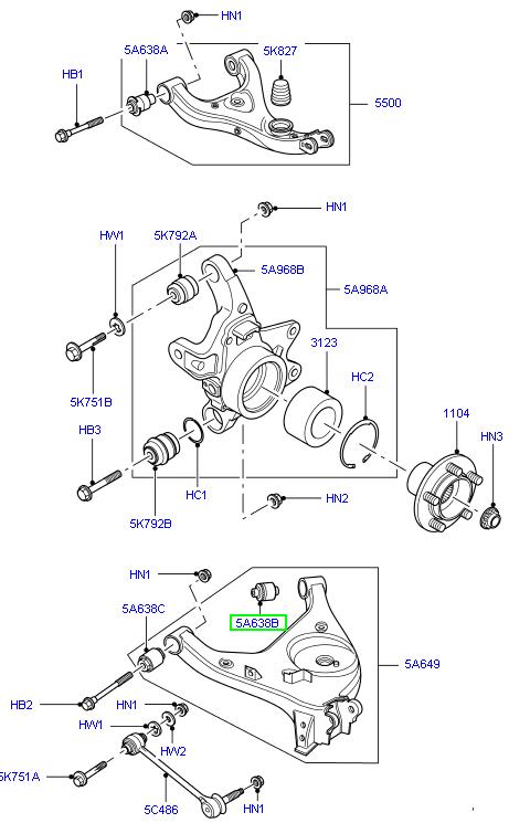 Lower Suspension Arm Bush