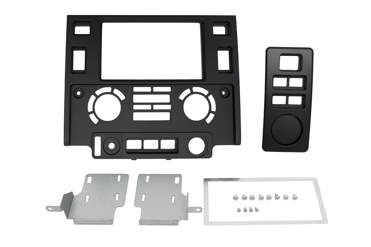 Front Panel Kit - Double DIN - Matte Black - ALLMAKES