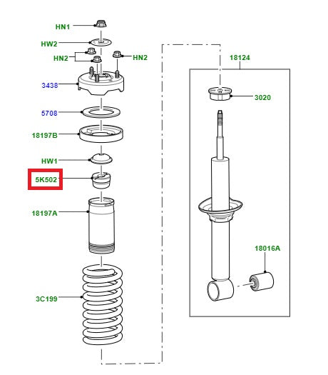 Buffer - spring assist non haz
