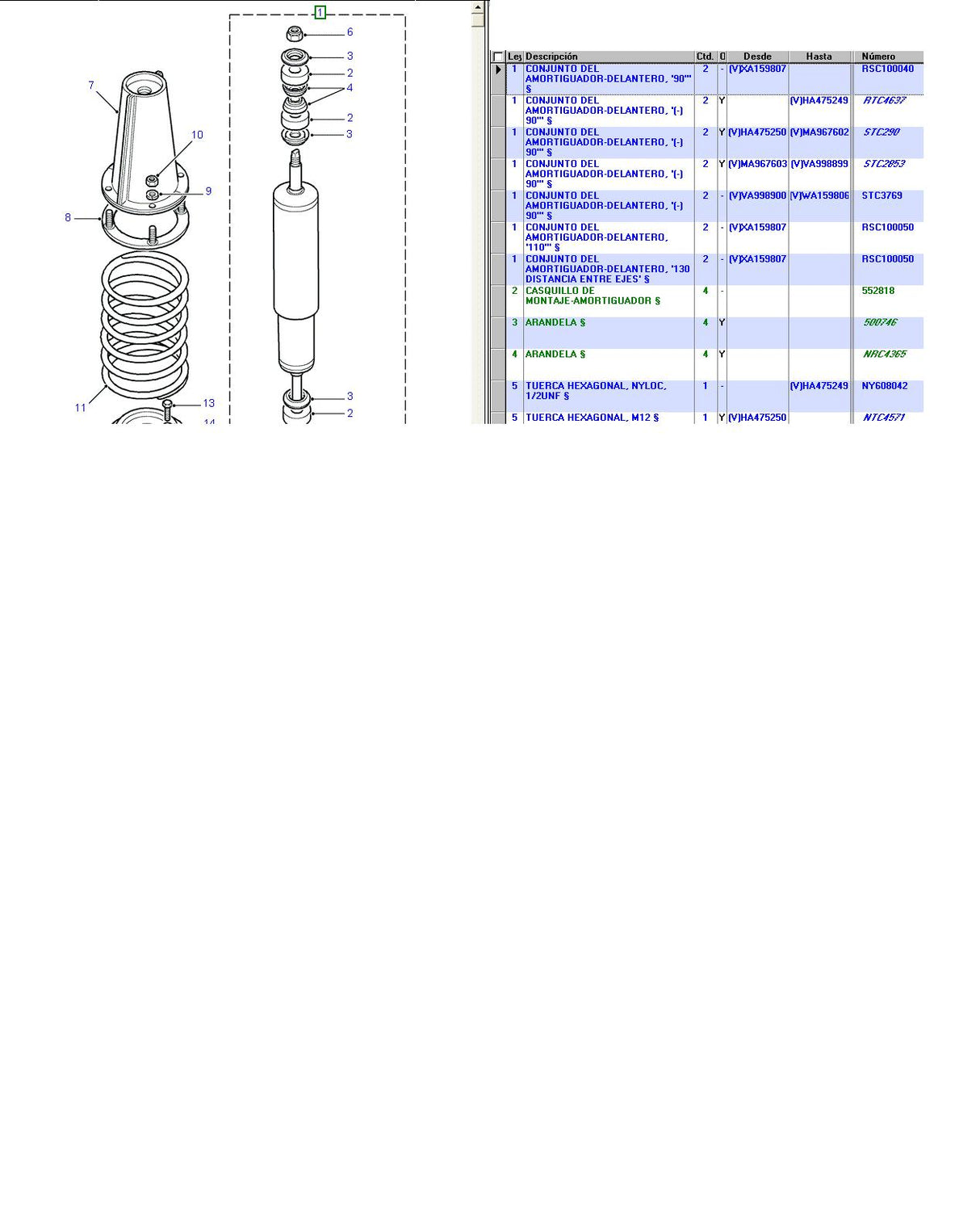 Front Shock Absorber - Oil