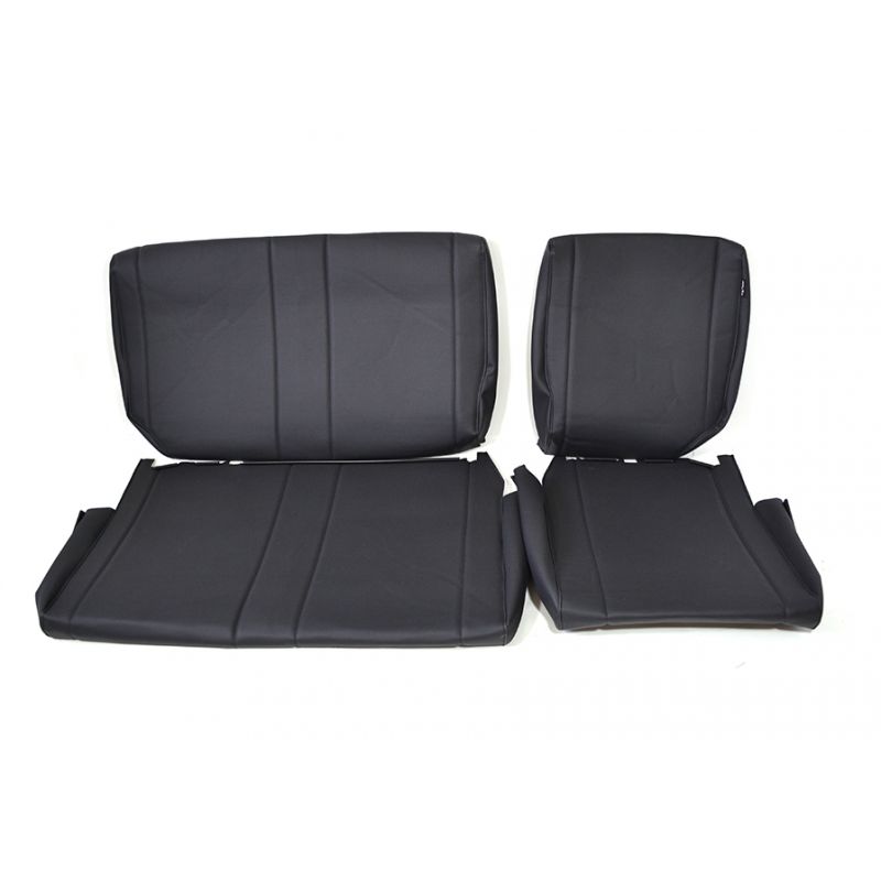 Second Row Seat Covers and Foam Kit 60/40 - Reclining - Black Vinyl Finish - EXMOOR TRIM