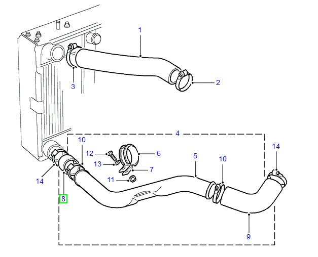 Intercooler Hose