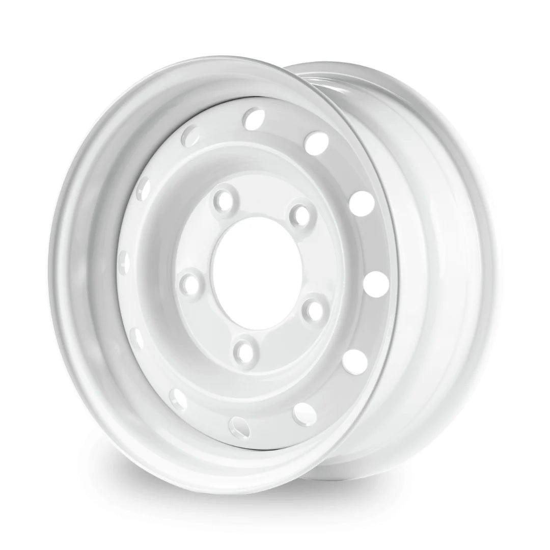 Wheel HD Steel(Wolf)6.5x16 White - AG PARTS