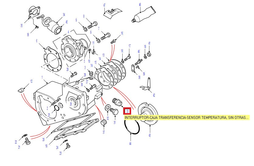 Transfer Case Temperature Sensor - ALLMAKES