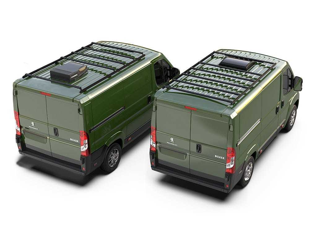 Peugeot Boxer (L1H1/118in WB/Low Roof) (2014-Current) Slimpro Roof Rack Kit