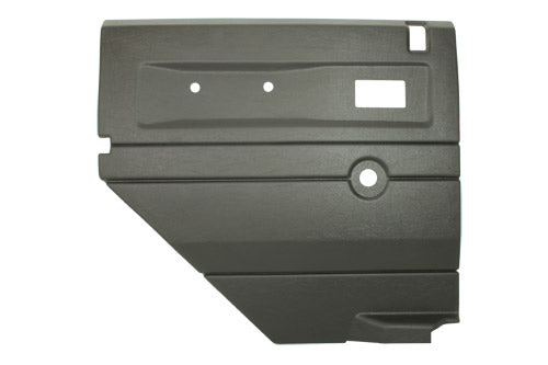 Door Trim - Dark Gray - Manual Window - Left Rear - TERRAFIRMA