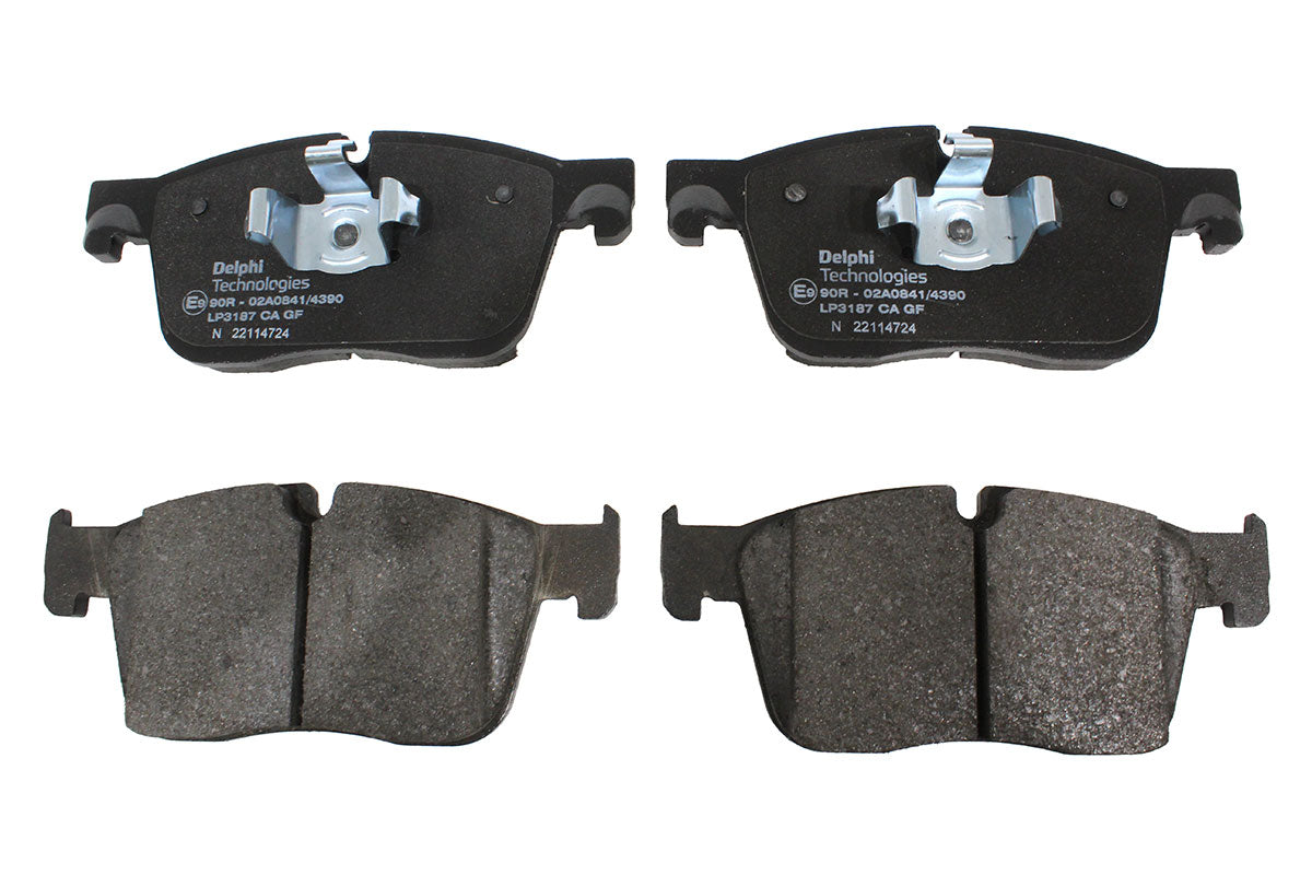 Front Brake Pads - Without Springs - DELPHI