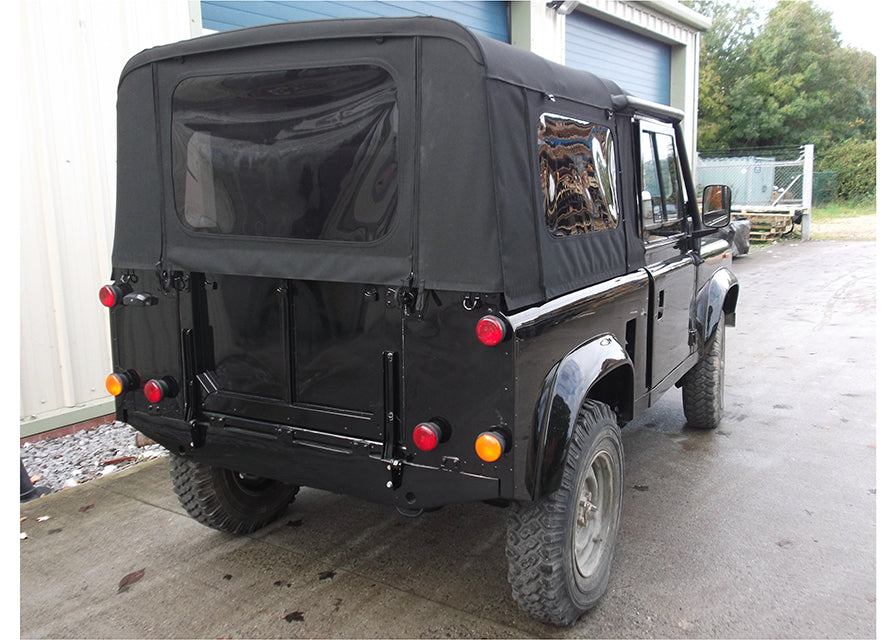 STAYFAST Complete Tarp - Black Color - With Side and Rear Windows - For L188 Bars - EXMOOR TRIM