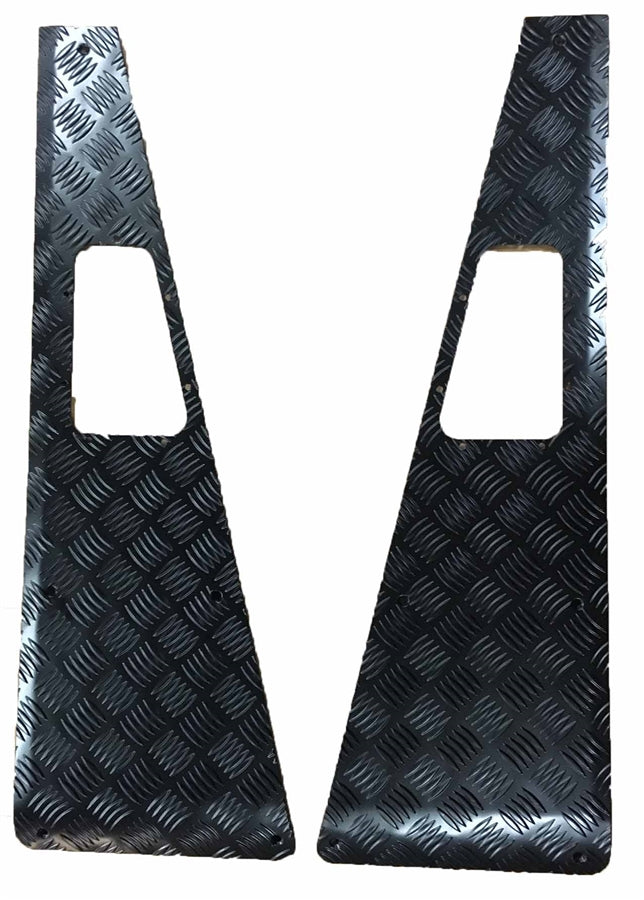 Black Wing Top Chequer Plate for Defender 83-16 - AG PARTS 4x4
