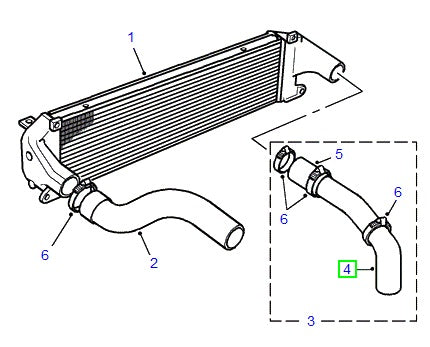 Intercooler Hose - ALLMAKES 4X4