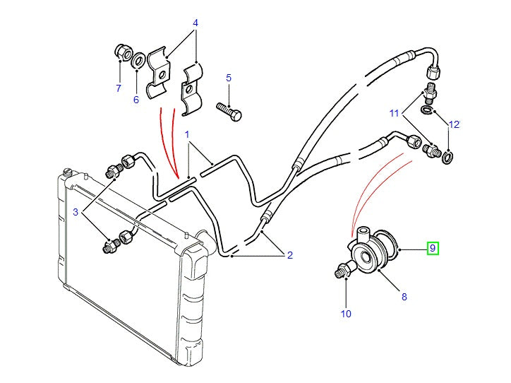 Gasket Oil Filter Adaptor