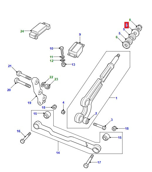 Flat Washer - Front Radius Arm - ALLMAKES