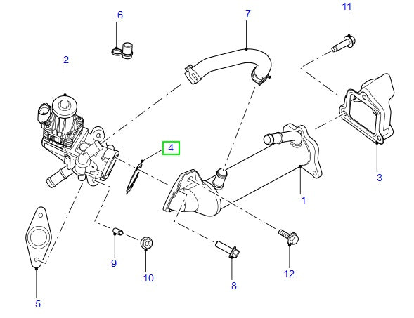 Gasket - egr cooler