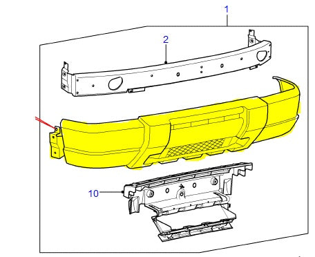 Fiber Front Bumper - Black - AG PARTS