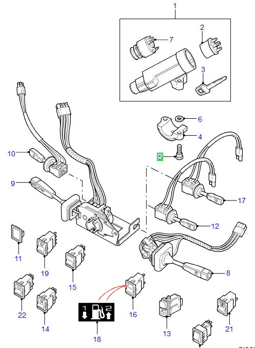 Sheer Bolt for Steering - EUROSPARE