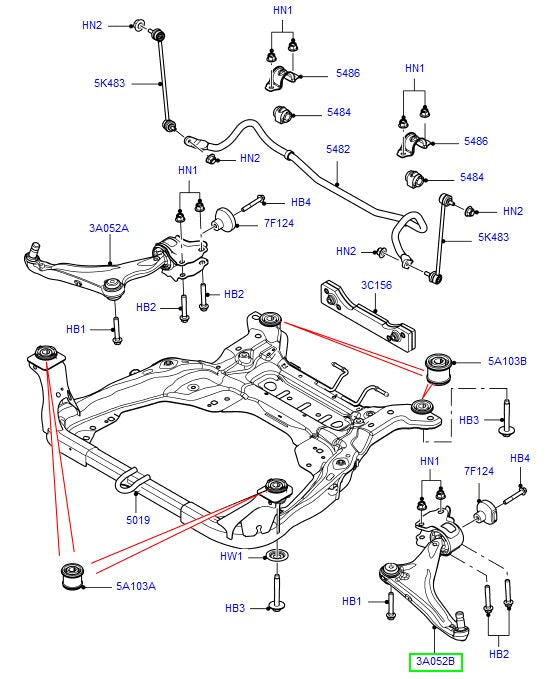 Arm - front suspension - lh