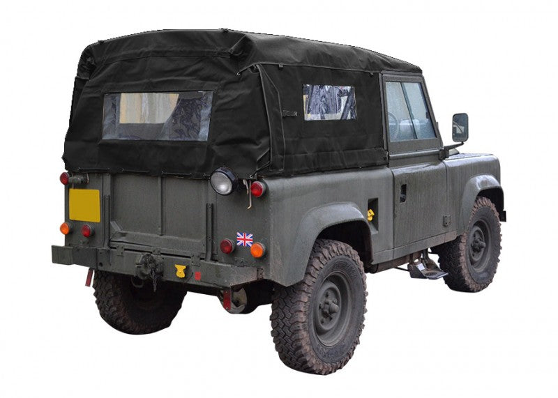 Full Canvas - With Side and Rear Windows - Black - EXMOOR TRIM