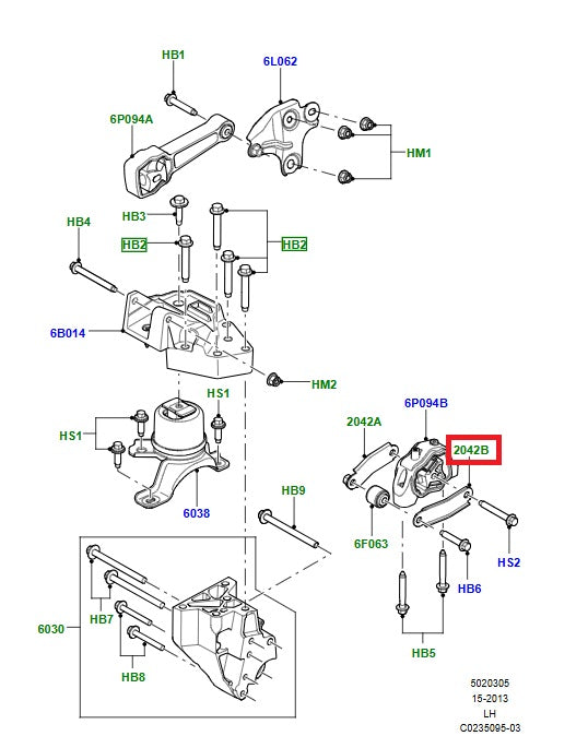 Insulator - engine compartment