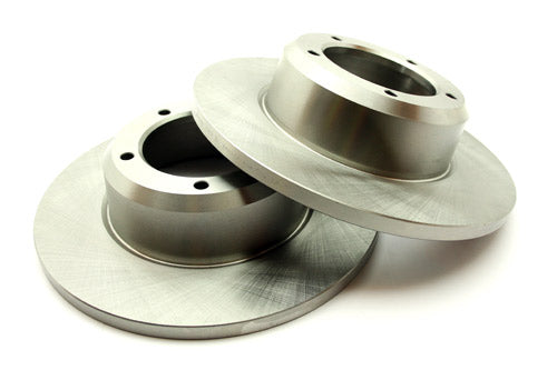 Front Brake Disc - Non-ventilated - Pair - DELPHI