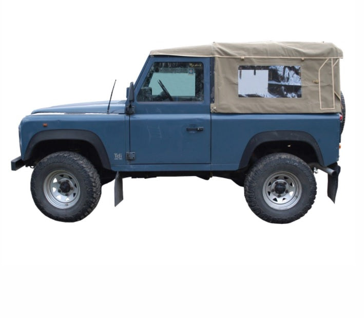 90" Full Sand Canvas - With Rear and Side Windows - ALLMAKES