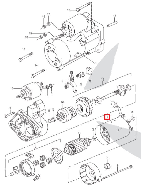 Set of Inductors and Brushes