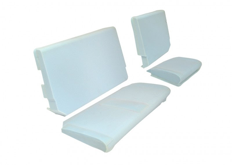 Second Row Seat Covers and Foam Kit 60/40 - Reclining - Black Vinyl Finish - EXMOOR TRIM