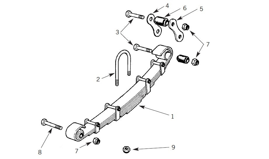 U Bolt Rear 109
