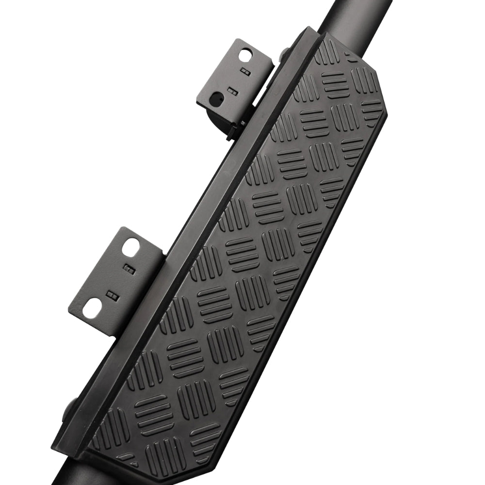 Side Steps - Black Shadow - Checkered Sheet Finish - URBAN