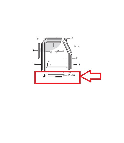 Glass Guide Channel - Right Front Door