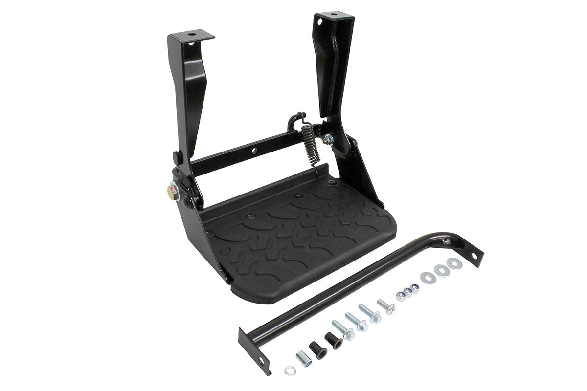 Side Step - Folding - Black - Mud Tread - TERRAFIRMA
