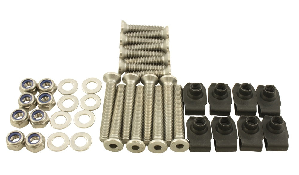 Hinges Screws Kit - 2 Front Doors - Metric - Stainless Steel. - ALLMAKES