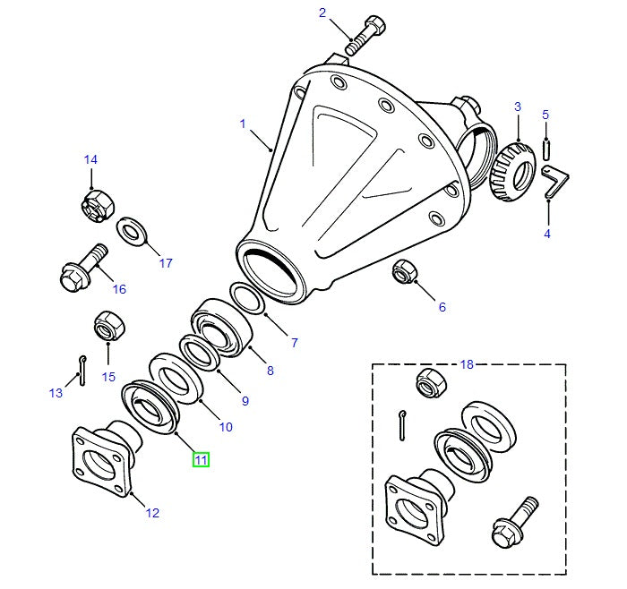 Differential oil seal mud shield - Front and Rear - AG PARTS