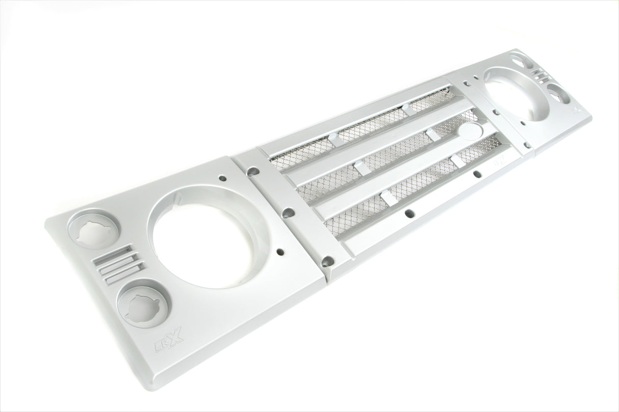 Premium Front Grille Kit - Fuji White - Inox Mesh - KBX