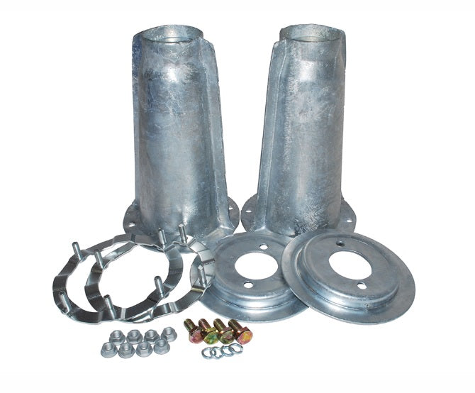 Front Turret Set - Galvanized - Pair - AG PARTS