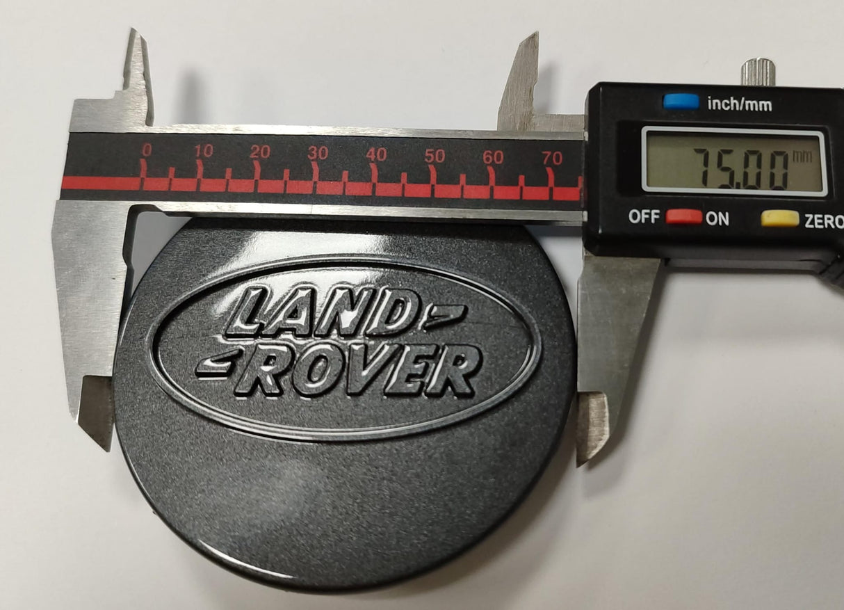 Wheel Centre Cap with Logo - Pewter