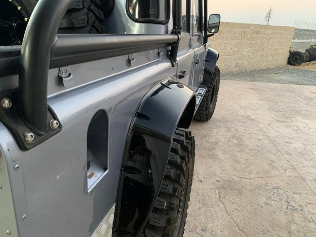 Terrafirma super wide spectre style wheel arch kit defender