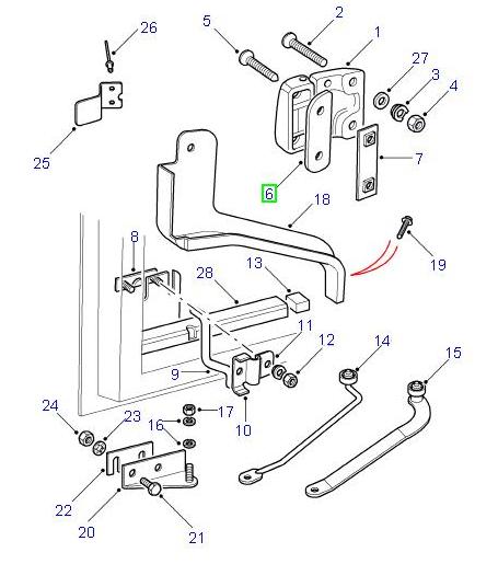 Washer Door Hinge