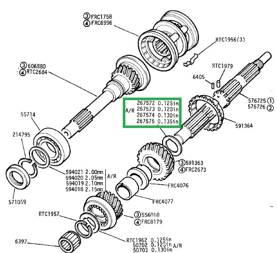 Thrust Washer 0.125