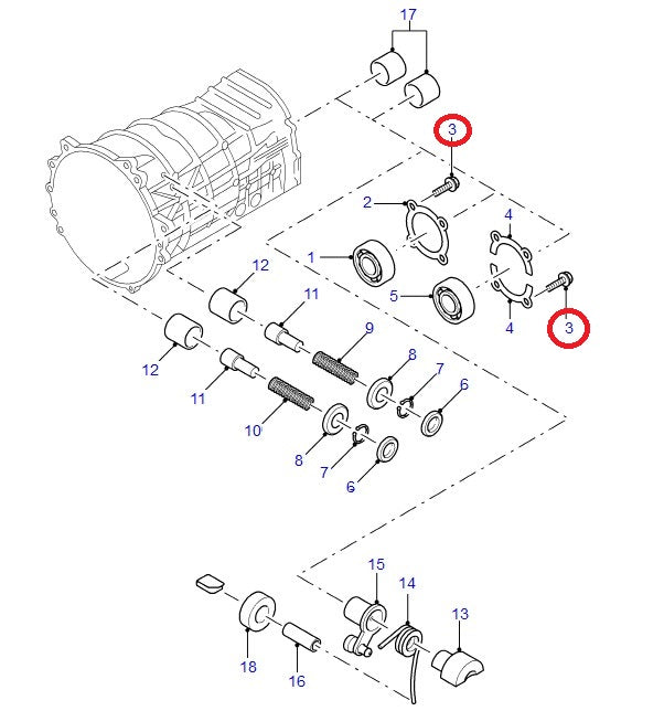 Gearbox Screw - GENUINE LAND ROVER