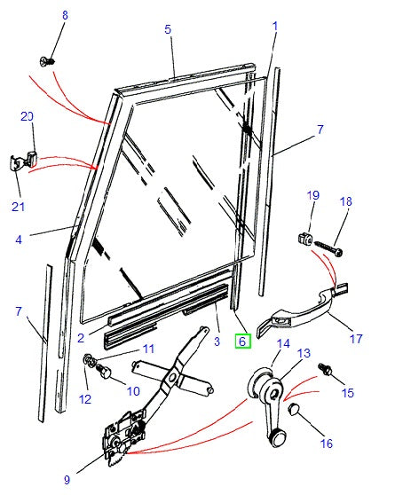 Window Channel Rear