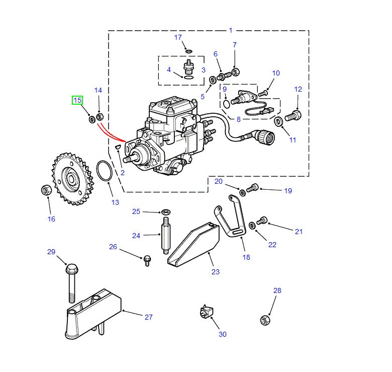 Washer - GENUINE LAND ROVER