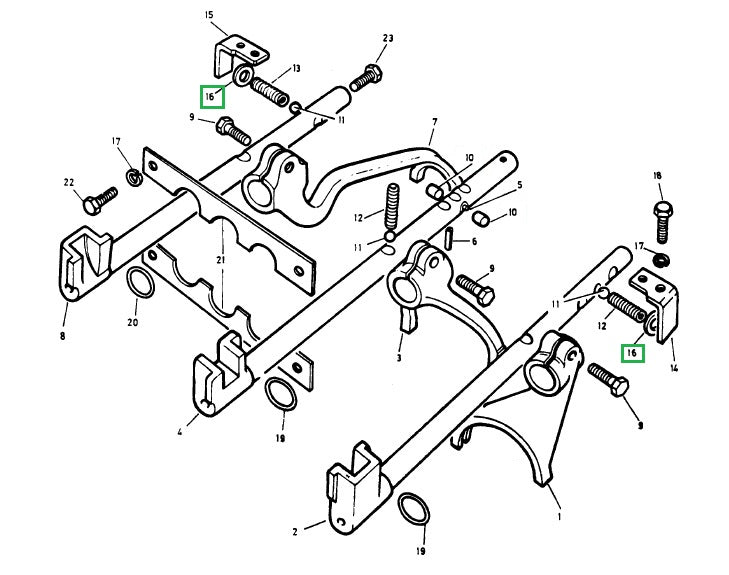 Rubber Ring - Selector Levers