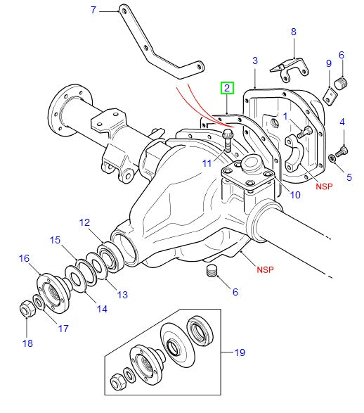 Differential Cover Gasket - Rear Axle